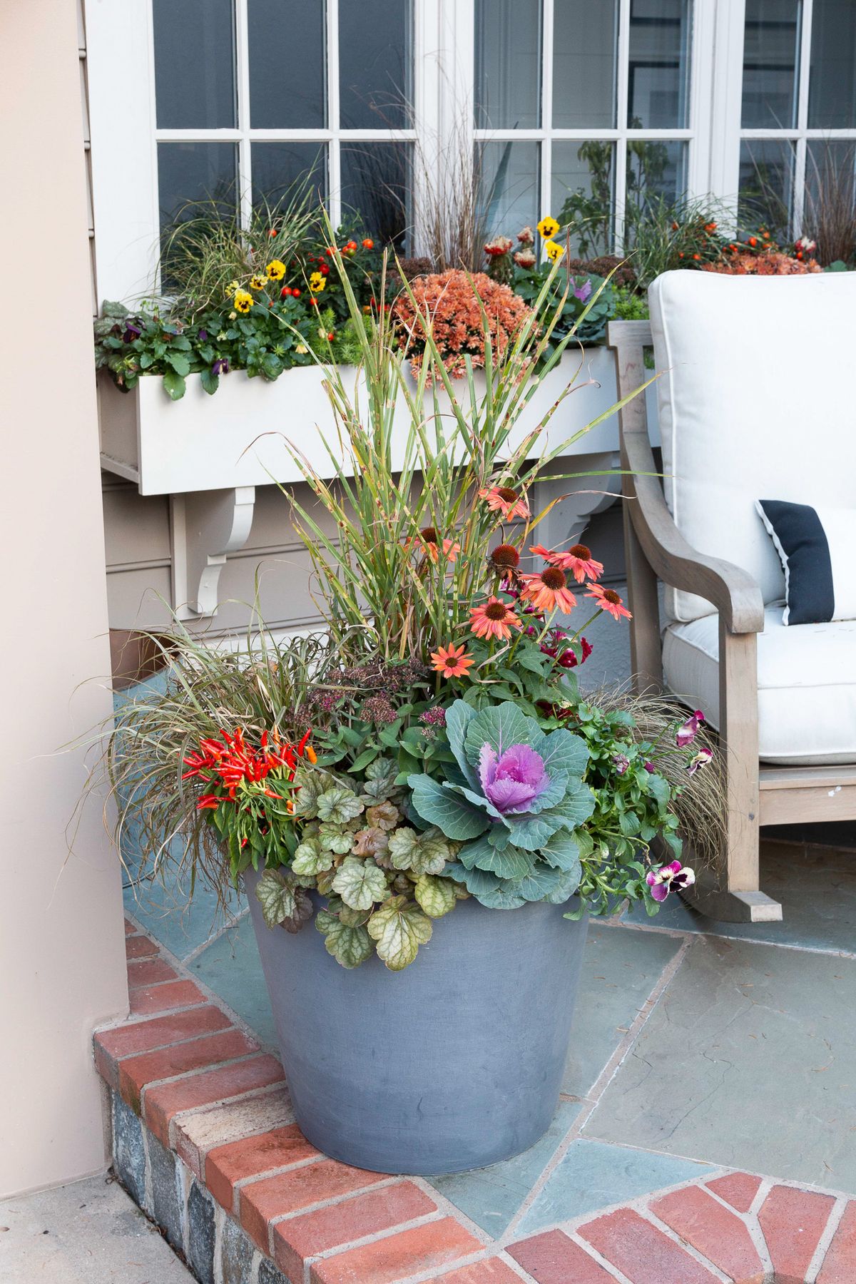 Enliven Planters fall container arrangement