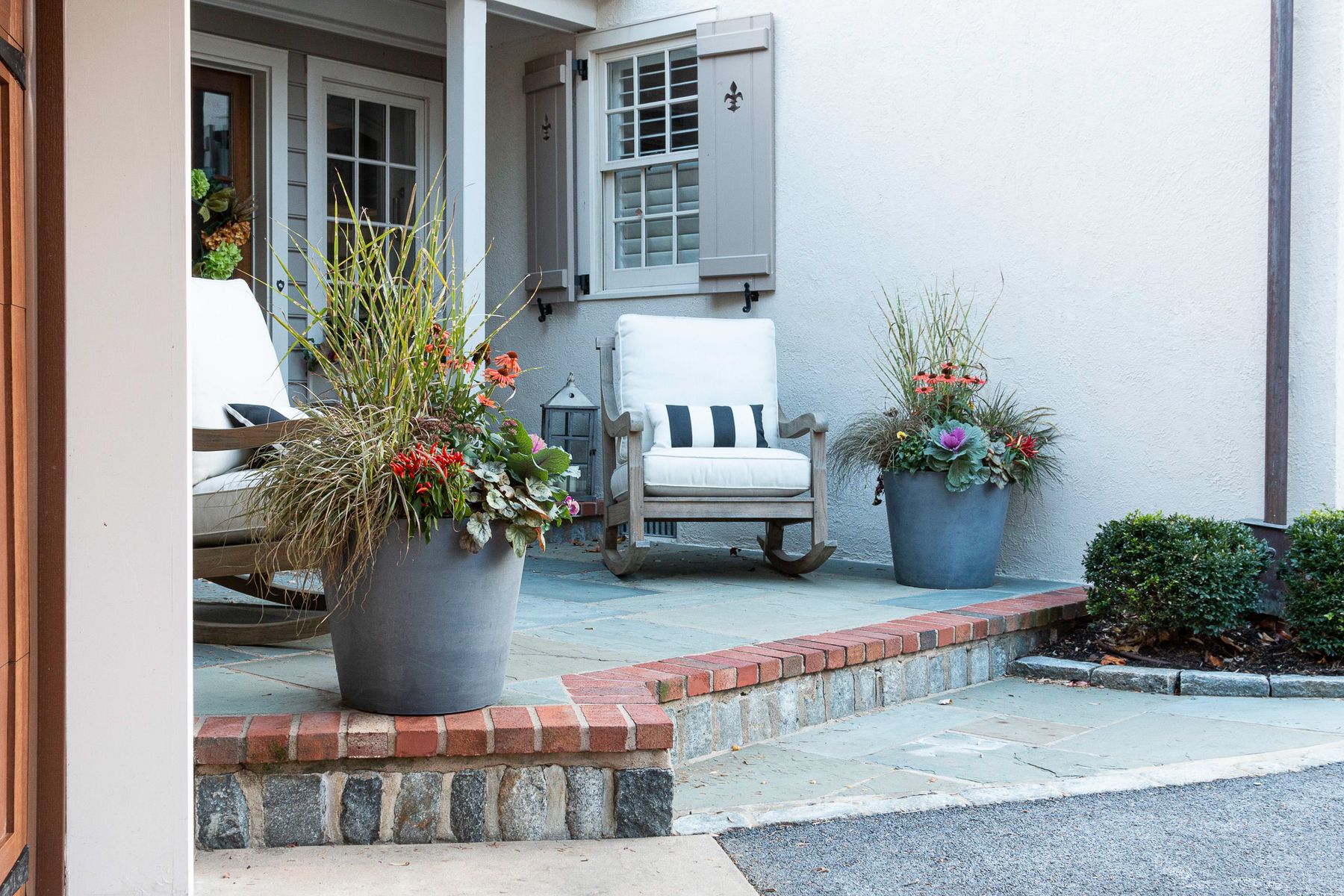 Enliven Planters fall container arrangement