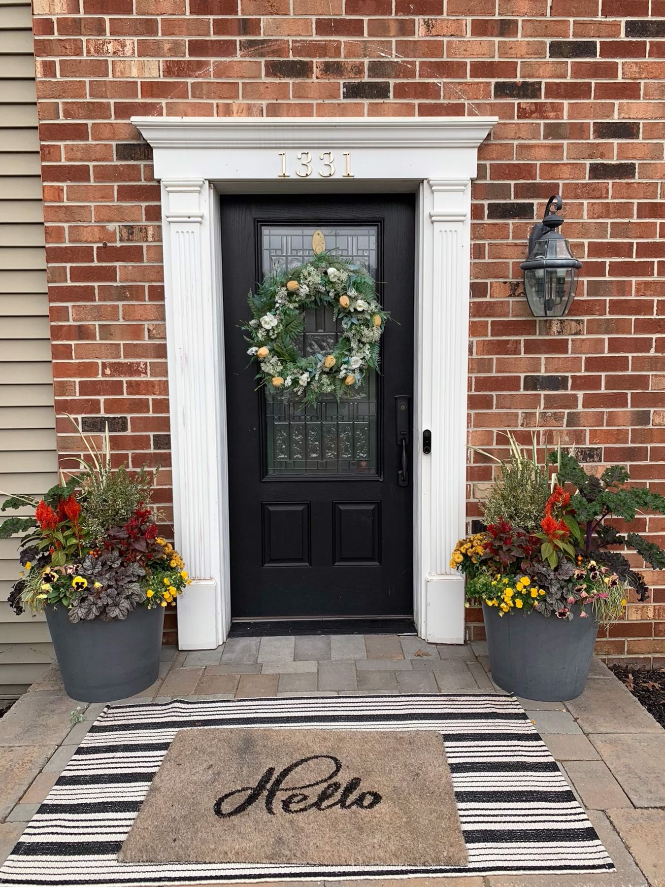 Enliven Planters fall container arrangement